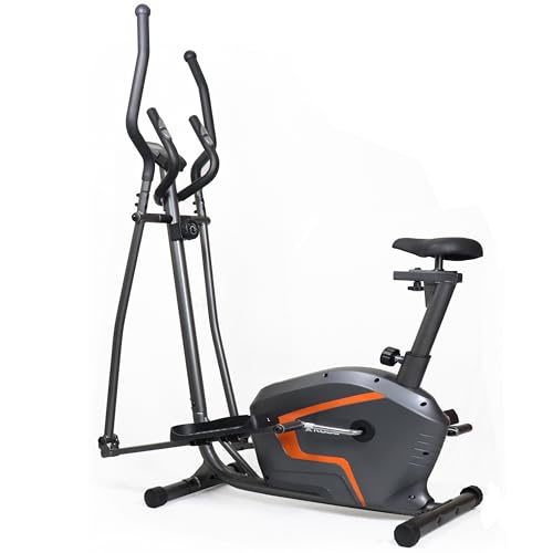 Image of Kobo Elliptical Cross Trainer for Home with 6 Kg Flywheel | Full Body Cardio Workout Machine | Adjustable Resistance | LCD Display | Max User Weight 130 Kg