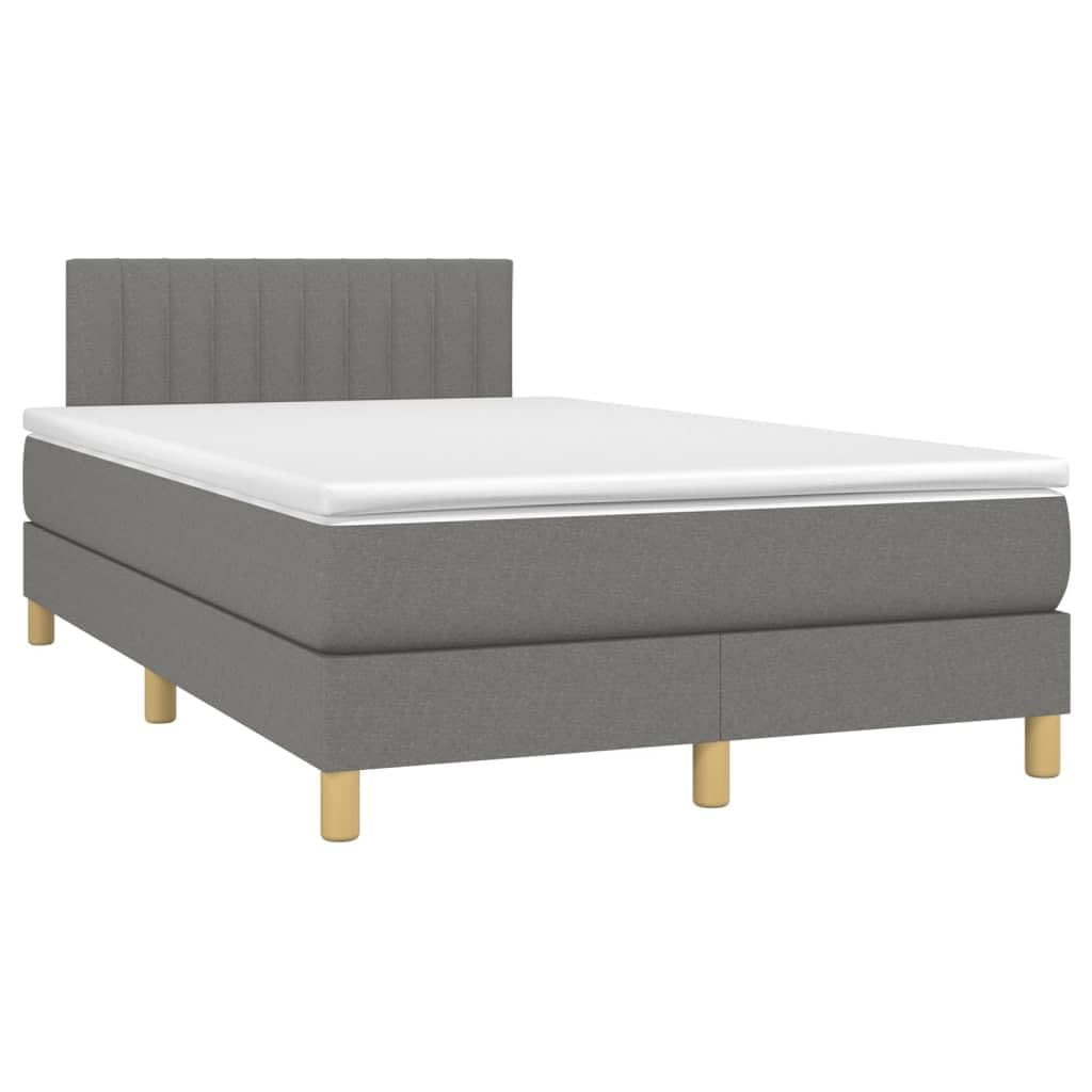 Cama con somier con colchón de muelles ensacados, soporte de dureza media y cojín agradable para la piel para un sueño reparador