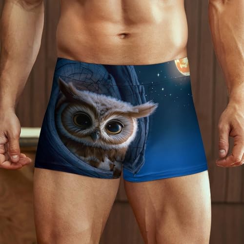 Men & Boy's Drawstring Swim Briefs Bathing Suit2