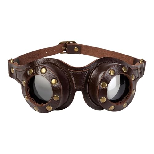 Lunettes Steampunk de style tendance avec montures réglables pour randonnée