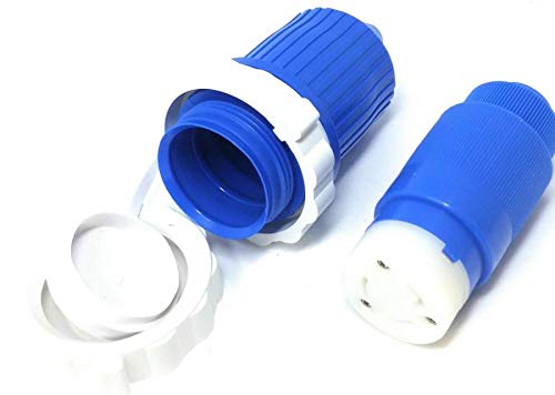 Toma 16 A + tapón de Goma Azul Tipo marinco-osculati