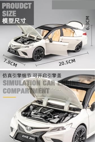 Modelo a escala 1:24 Toyota Camry metal fundido miniatura 5