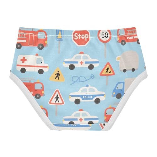 GuoChe Cotton Briefs Soft Panties Organic Cotton Toddler Underwear for Baby Girls in Sizes 2T-8Y2