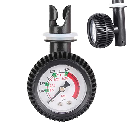 Yeeda Kajak-Luftdruckmessgerät, aufblasbares Boot, Luftdruckmessgerät, Barometer-Tester für aufblasbares Kajak, Boot, Surfbrett, Pumpe, Sicherheitsbarometer Yeeda Kajak-Luftdruckmessgerät, aufblasbares Boot, Luftdruckmessgerät, Barometer-Tester für aufblasbares Kajak, Boot, Surfbrett, Pumpe, Sicherheitsbarometer