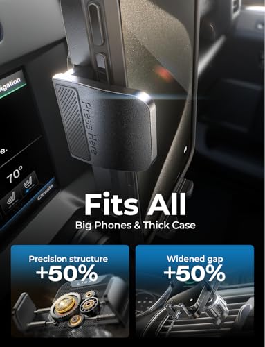 LISEN 3-in-1 Car Phone Mount w/ Extendable Arm (Dashboard, Windshield or Air Vent) - image 5