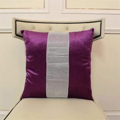 Chemin de table violet strass luxe taie serviette set decoration table