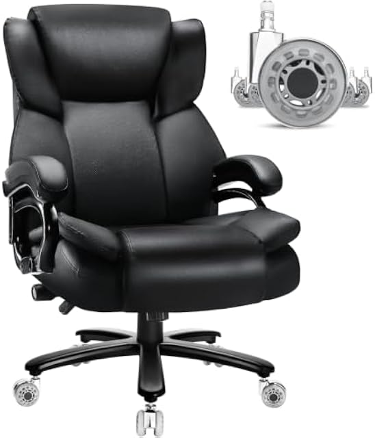 Big and Tall Office Chair, Heavy Duty Office Chair for Heavy People