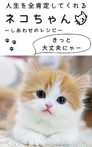 人生を全肯定してくれるネコちゃん: 〜しあわせのレシピ〜 「きっと大丈夫にゃー」 【癒し】【写真詩集】【猫】