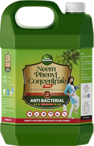 Parle Ropvatika 5 Liter Phenyl Concentrate Makes 75 to 100 Liters Super Quality Floor Cleaner (Neem 5 Liter) (B0DB696C1W) Amazon Price History, Amazon Price Tracker