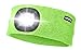 ATNKE LED beleuchtetes Stirnband, wiederaufladbarer USB-Laufhut 4 LED-Lampe mit wasserdichtem Licht und Blinkender Alarmscheinwerfer Hohe Stretch Multi-Color/Fluoreszierendes gelb