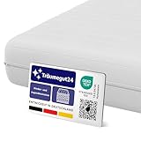 Träumegut24 - Matratze für Kinder & Jugendliche - 140x200 cm - H2&H3 | Größe + Höhe wählbar | Kaltschaummatratze | Hautfreundlicher & waschbarer Bezug | Oeko-TEX Zertifiziert | (140 x 200 cm, 10 cm)