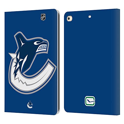 Étui iPad 9.7 Head Case NHL Vancouver Canucks en cuir style portefeuille