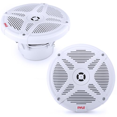 Pyle 6.5" Bluetooth Marine Speakers | Waterproof Boat Speakers, 600W