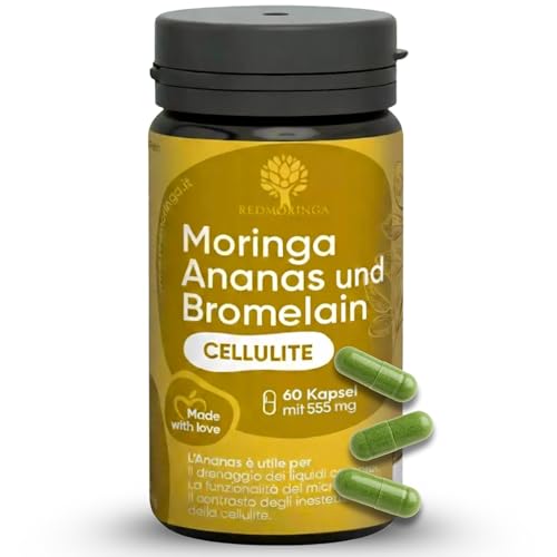 Bromelain Hochdosiert 5000 GDU – NEUE FORMEL 100{d03a7087ce909a085fbcdb0c69d433c9c0ae6fe22c20e39b1c31608e735707d3} Natürlich Anti-Cellulite Komplex mit Bio Moringa, Ananas Enzym - 60 Vegane Kapseln - Made in Italy Bromelain Hochdosiert 5000 GDU – NEUE FORMEL 100{d03a7087ce909a085fbcdb0c69d433c9c0ae6fe22c20e39b1c31608e735707d3} Natürlich Anti-Cellulite Komplex mit Bio Moringa, Ananas Enzym - 60 Vegane Kapseln - Made in Italy