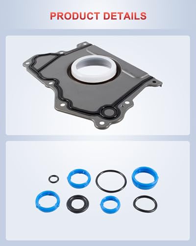 Image of CS26541 Lower Oil Pan Gasket Set Compatible with Chrysler 200 300, Dodge Avenger Challenger Charger Durango Grand Caravan, Jeep Grand Cherokee Wrangler, Ram 1500 C /V, with 3.6L V6 24-Valve Engine