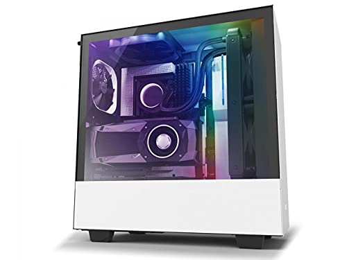 Amazon | NZXT H510i White & Black ミドルタワーPCケース 強化