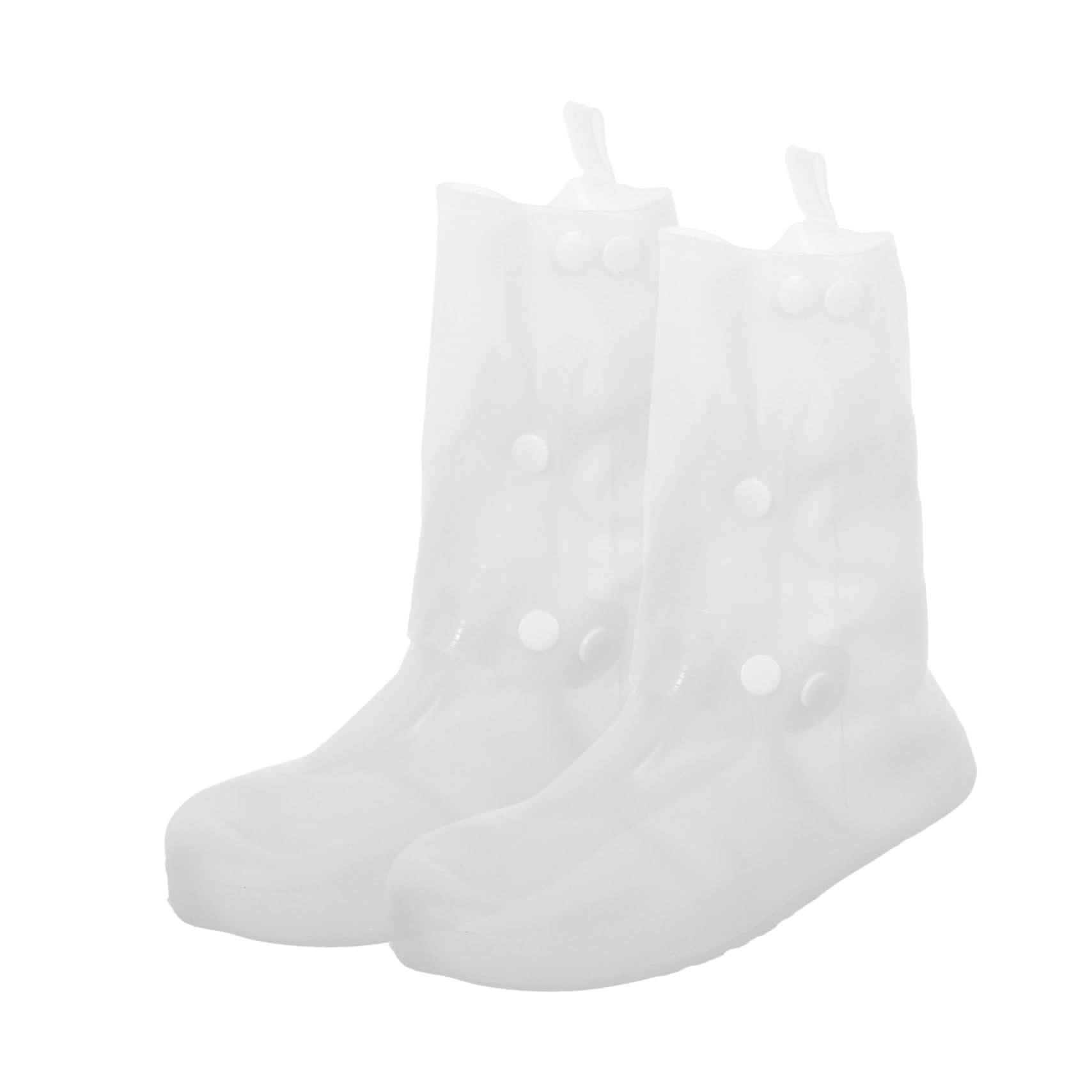 2 Pares Cubrezapatos Impermeables Reutilizables Antideslizantes para Adultos Fundas de PVC Compactas y Plegables para Lluvia Viajes Pesca y Ciclismo Talla