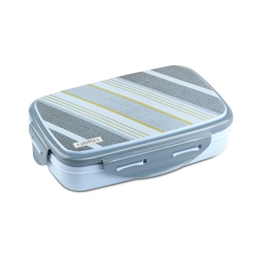 Image of JAYPEE Ecosteel Sr. Inner Stainless Steel Insulated Lunch Box for School Kids |Airtight Leakproof Tiffin Box for Kids |Food Grade|BPA Free, 550 ml, Blue