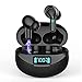 Kopfhörer Kabellos, Doubc Bluetooth Kopfhörer In Ear, 32 Std Spielzeit mit Mikrofon, Wireless Ohrhörer Sport mit HiFi Stereo Sound, Ladeetui mit LED Anzeige, IP7 Wasserdicht Schwarz, Für Sport Arbeit