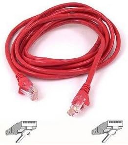 Belkin 3ft CAT5E Red UTP Patch Cord Snagless -