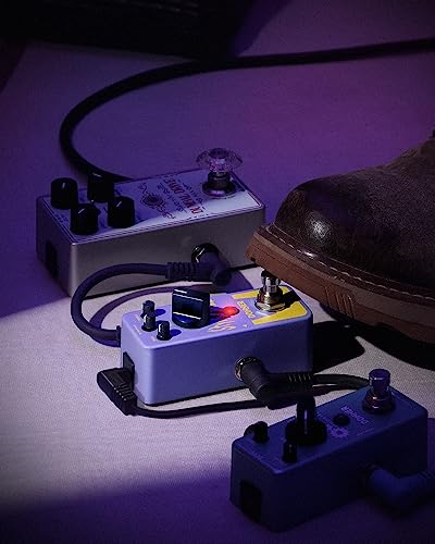 image for Donner Fuzz Guitar Pedal - Classic Stylish Fuzz Mini Effect Pedal for 