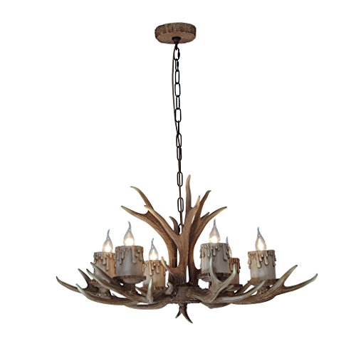 & Perfect ** - Antlers vintage Style resina 6 candelabros de luz,...