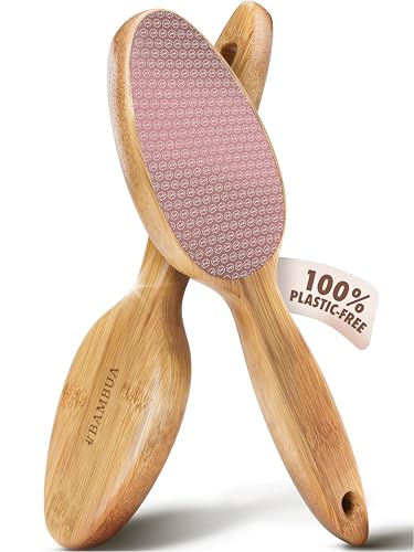 BAMBUA Foot File - [100% Anti-Callus Effect] Callus Remover for Feet - Effective Foot Scraper - Pedicure Foot Files for Hard Skin Remover Foot Scrub - Pumice Stone for Feet - Foot Scrubber (Pink)