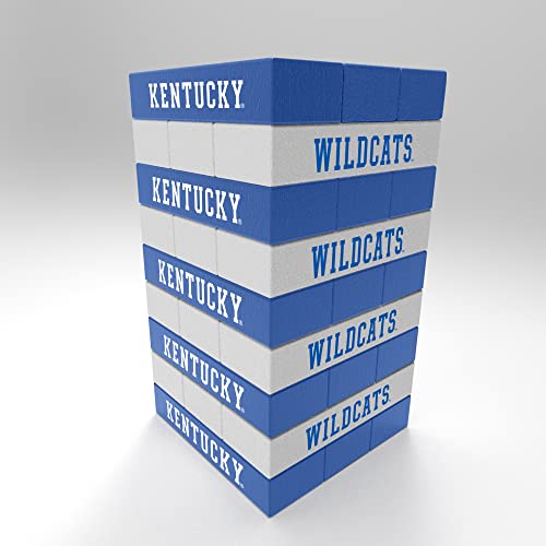 Rico Industries NCAA Kentucky Wildcats Mini Team Travel Team Tower - Wood Stackem Game