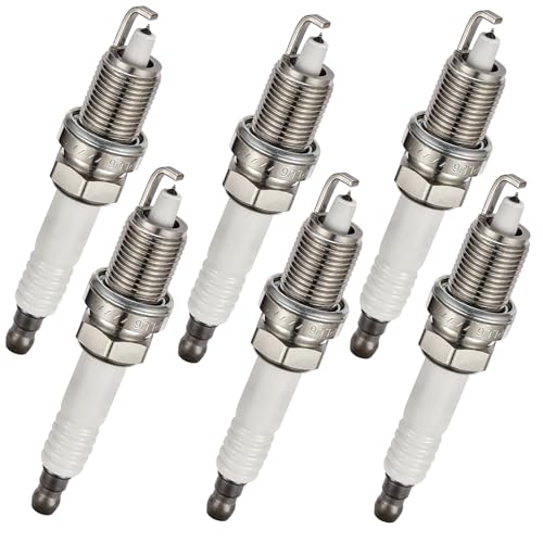 Image of BDFHYK Set of 6 Iridium Spark Plug Compatible with Dodge Challenger Nitro Charger Journey, Compatible with Chrysler 300 Sebring Town & Country Pacifica,VW Routan,Replacement for 7781 ZFR5LP-13G