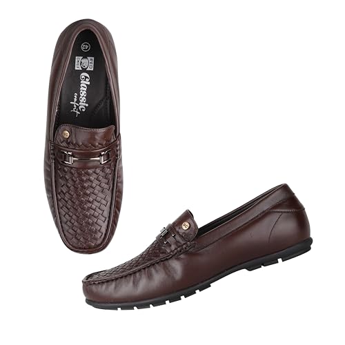 Image of Red Chief Genuine Leather Formal Slip On Shoes for Men