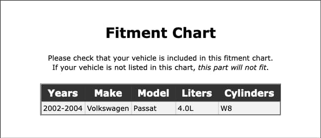 Miniatura 2 de Filtro de aceite de motor compatible con Volkswagen Passat 4.0L W8 2002 2003 2004 PC-270421