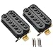 Artec HIVB Invader Ceramic Humbucker Pickups Neck Bridge Pickups Set for Electric Guitar, Black