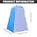 Toilet Tents for Camping, 170T Water & Sun Proof Shower Tent with Zippered Door, Windproof Rope & Peg for Outdoor.