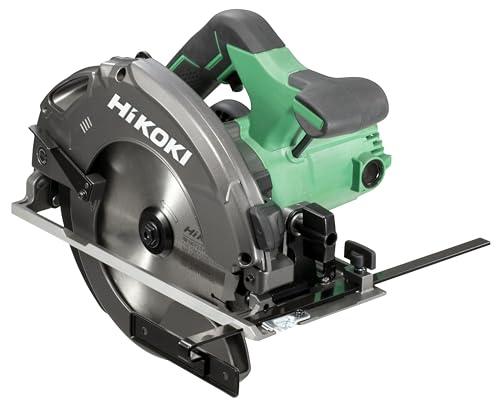 HiKOKI Handkreissäge C7BU3 (1300W, Sägeblatt Ø190 x Ø30 mm, max. Schnitttiefe 66 mm, Spaltkeil, werkzeuglose Einstellung von Schnitttiefe und Neigungswinkel)
