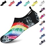 VIFUUR Water Sports Unisex/Kids Shoes Black/Red/Yellow - 7.5-8.5 W US / 6-7 M US (38-39)