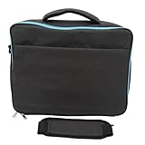 Tyenaza Videoprojektor-Tasche, doppelter Reißverschluss, stoßfest, tragbar, auf Reisen, Projektor-Aufbewahrungstasche für