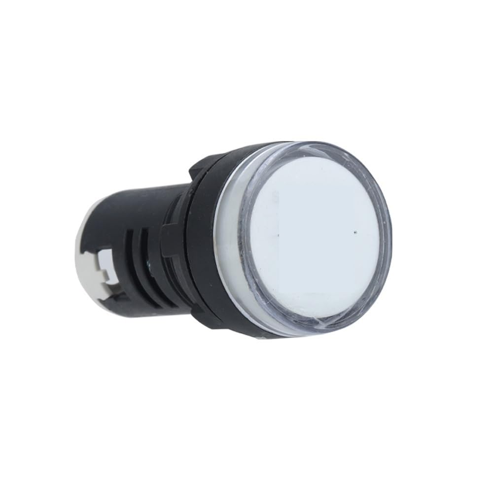 BHBHCPZGR 1pc AD22-22DS 30mm Panel LED Power Electronic Indicator Pilot 5 Colors Signal Light Lamp AC220V White BHBHCPZGR