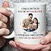My Daughter - Personalized Custom Coffee Mug, I Smile Because You're My Daughter Mug Gift For Her Women, Christmas Birthday Gifts For Daughters, Funny Gift For Girl From Parent