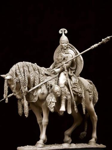 Cavalier guerrier celte en résine 1/24, kit de miniature à assembler