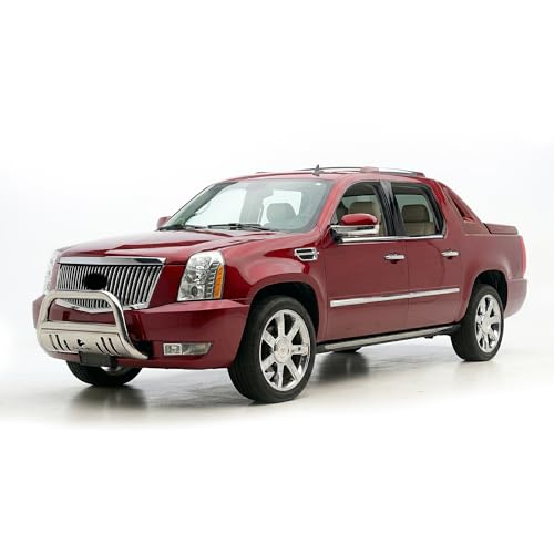 Image of Black Horse Bull Bar Skid Plate Stainless Steel Compatible with 07-14 Escalade ESV /EXT|07-18 Silverado /Sierra 1500|19-21 Silverado 1500 LD|07-14 Suburban 1500|07-20 Tahoe|15-20 Yukon-XL-BB037411-SP