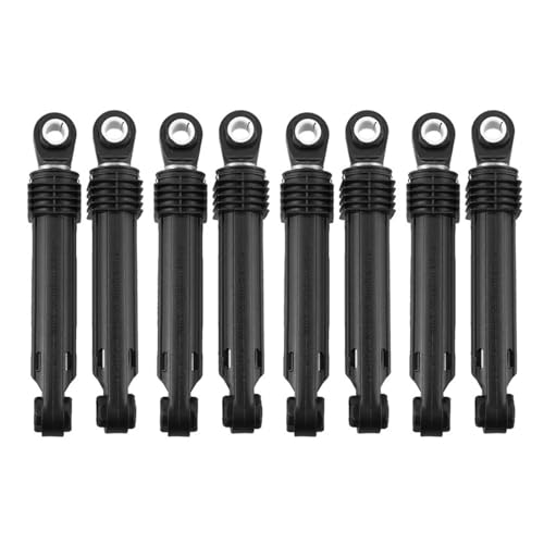 8 Pcs 100N Compatible for LG Washing Machine Shock Absorber Washer Front Load Part Black Plastic Shell Home Appliances Accessories