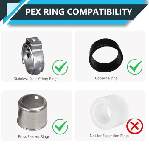 Fixation tuyau PEX 1/2 coude à oreilles pour bloquer vos sorties murales de plomberie - 6