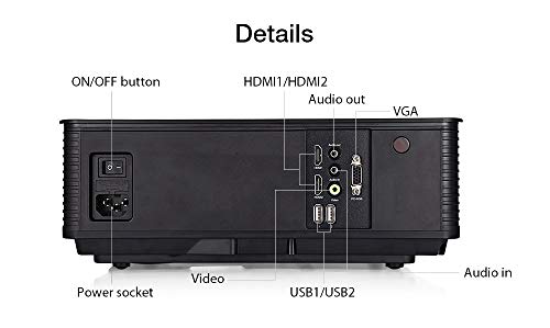 Image of LAZERVISION LV405 Full HD 1920*1080, 5000 Lumens LED Projector