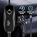 Lectron Level 1 J1772 Charger (WiFi Version) - 110V, 15 Amp, NEMA 5-15 Plug, 16 ft Extension Cord - Portable Electric Car Charger for J1772 Evs
