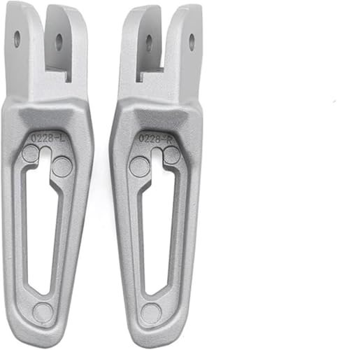 Repose-pieds moto argent pour Ducati Monster 821 1200 S repose pied alu