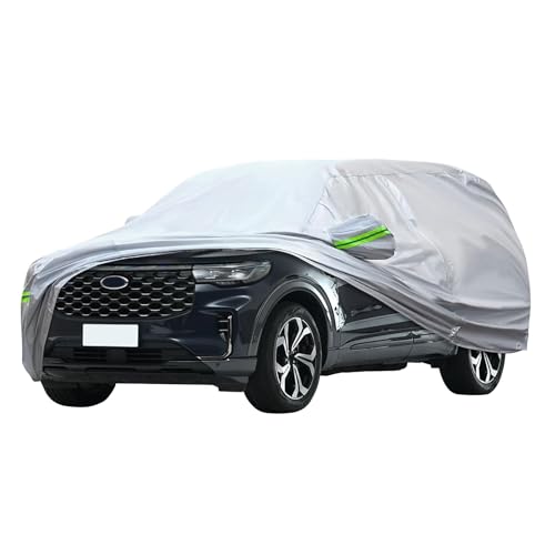 Image of 16-Layer Waterproof All-Weather SUV Car Cover Heavy Duty Full Exterior Protection Universally Fit fit Ford Explorer Toyota Highlander Kia Telluride Palisade Pilot Dodge Durango GMC Acadia etc