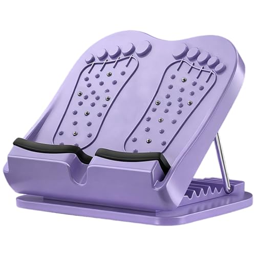 Étirement du mollet stretch réglable 13-niveau pour Achille stretch violet