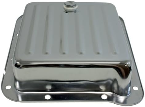 Compatible/Replacement for Ford C4 Steel Transmission Pan (Pan Fill Style) - Chrome