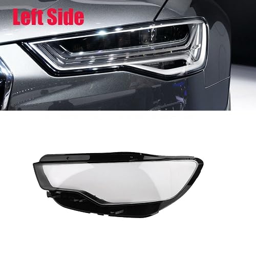 Phare coque pour A6 C7 2013-2015 en polycarbonate haute transparence gauche