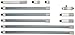 Mitutoyo 137-213 Tubular Vernier Inside Micrometer, Extension Rod Type, 2-20" Range, 0.001" Graduation, +/-6.00052" Accuracy, 6 pcs Extension Rods